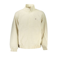 Tommy Hilfiger Beigefarbene Langarm-Jacke aus recyceltem Material