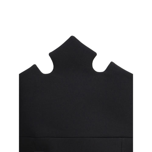 Coperni Schwarzes Polyester-Freizeitkleid