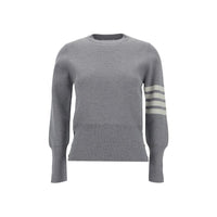 Thom Browne Graues Woll-Fleece-Sweatshirt