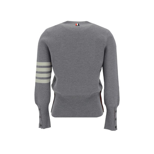 Thom Browne Graues Woll-Fleece-Sweatshirt