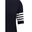 Thom Browne Blauer Rollkragenpullover aus Polyamid
