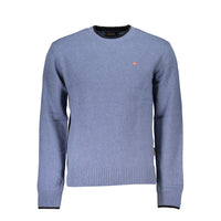 Napapijri Blauer Stoff Männer Pullover