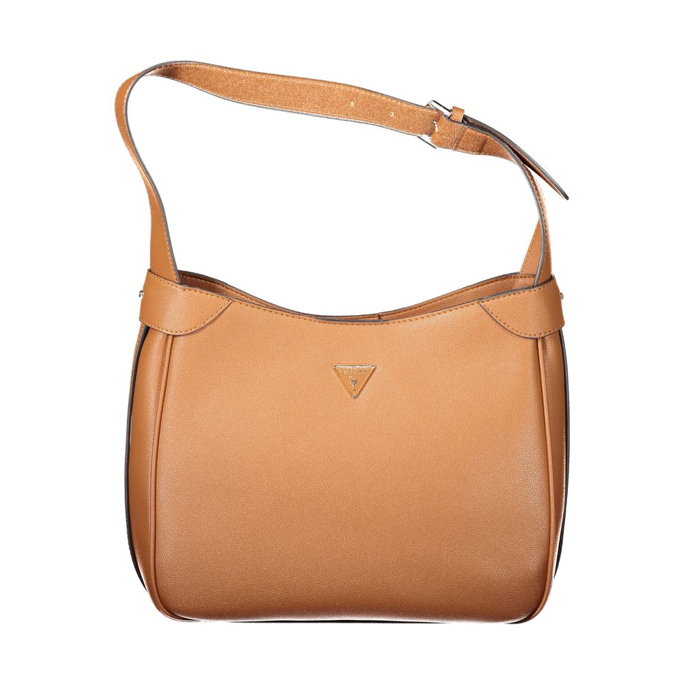 Guess Jeans Braun Polyethylen Frauen Handtasche