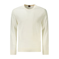 Hugo Boss Weißer Pullover aus Wolle für Männer