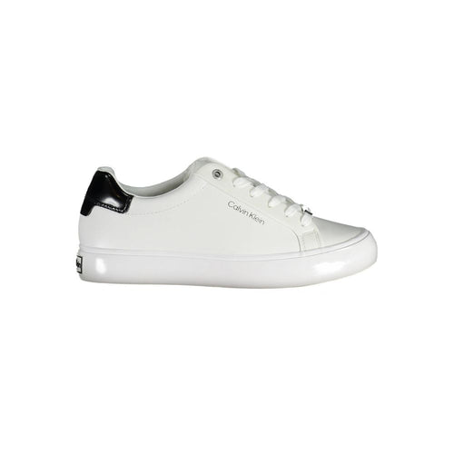 Calvin Klein Weißes Leder Damen Sneaker