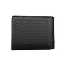 Calvin Klein Elegante schwarze Leder-RFID-Geldbörse