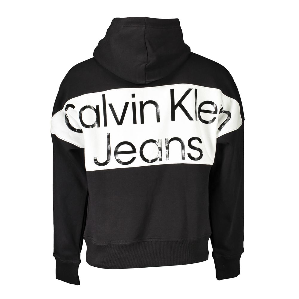Calvin Klein Schwarzer Baumwollpullover für Männer