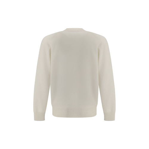 Brunello Cucinelli Kaschmir-Cardigan in Reinweiß