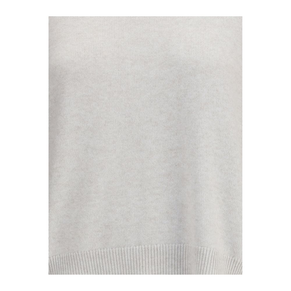 Brunello Cucinelli Grauer Kaschmir-Pullover