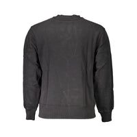 Calvin Klein Schwarzer Baumwollpullover für Männer