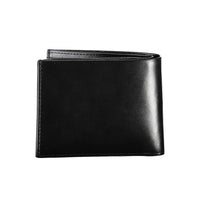 Calvin Klein Schwarzes Leder Herren Portemonnaie