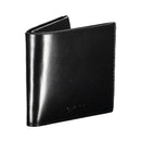 Calvin Klein Schwarzes Leder Herren Portemonnaie