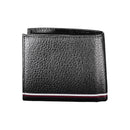 Tommy Hilfiger Schwarzes Leder Herren Portemonnaie