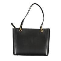 Guess Jeans Schwarze Polyethylen-Handtasche