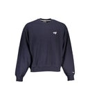 Tommy Hilfiger Schicker blauer Pullover mit Rundhalsausschnitt und Logo-Detail