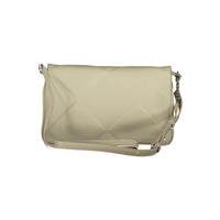 Calvin Klein Beigefarbene Baumwollhandtasche