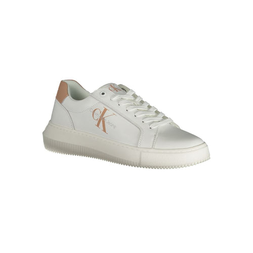 Calvin Klein Weißer Polyester-Sneaker