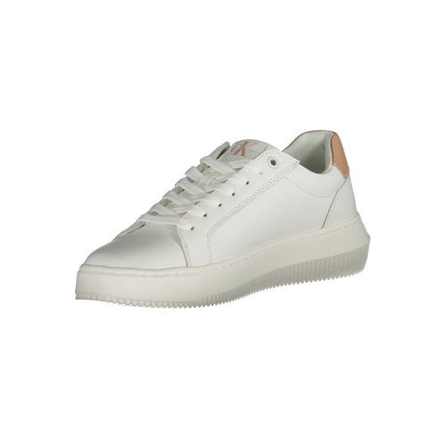 Calvin Klein Weißer Polyester-Sneaker