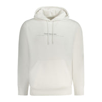 Calvin Klein Weißer Baumwollpullover für Männer