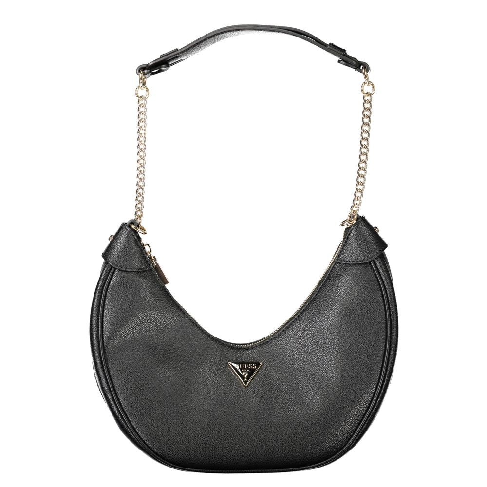 Guess Jeans Schwarz Polyethylen Frauen Handtasche