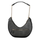 Guess Jeans Schwarz Polyethylen Frauen Handtasche
