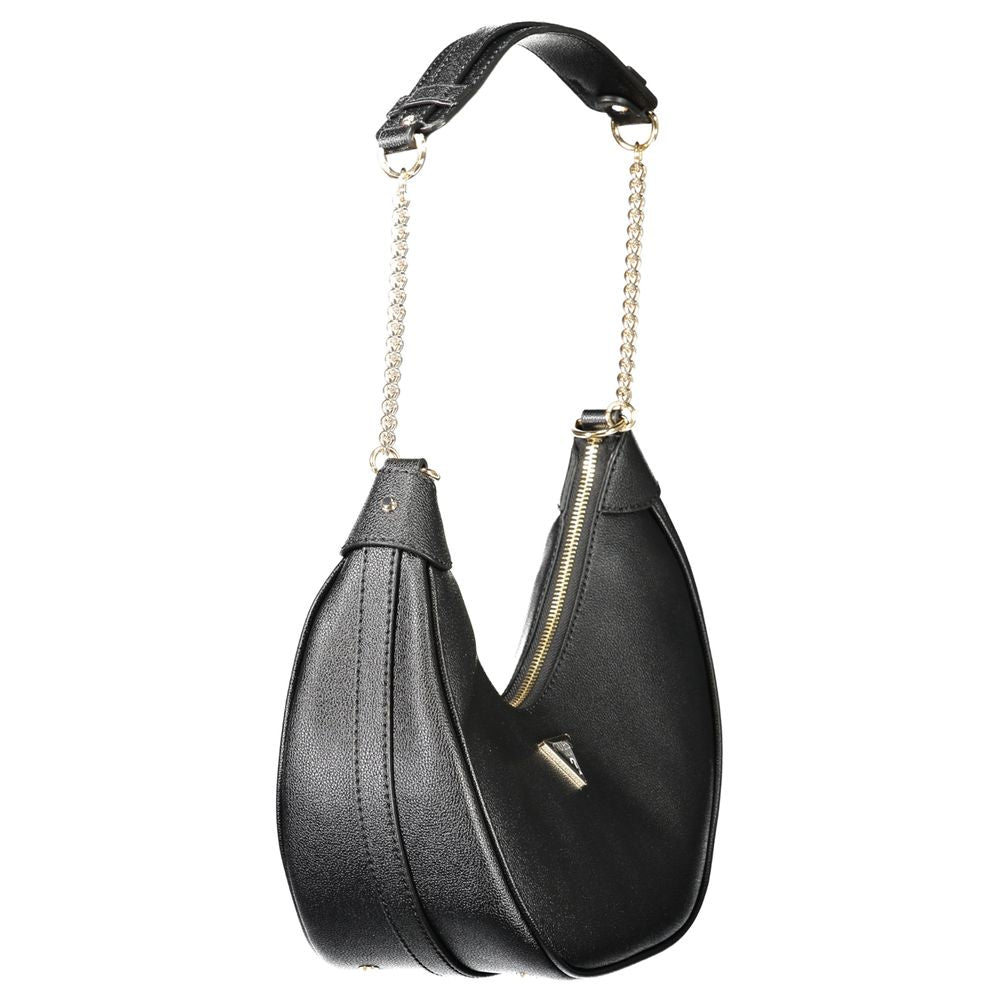 Guess Jeans Schwarz Polyethylen Frauen Handtasche