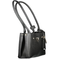 Guess Jeans Schwarz Polyethylen Frauen Handtasche