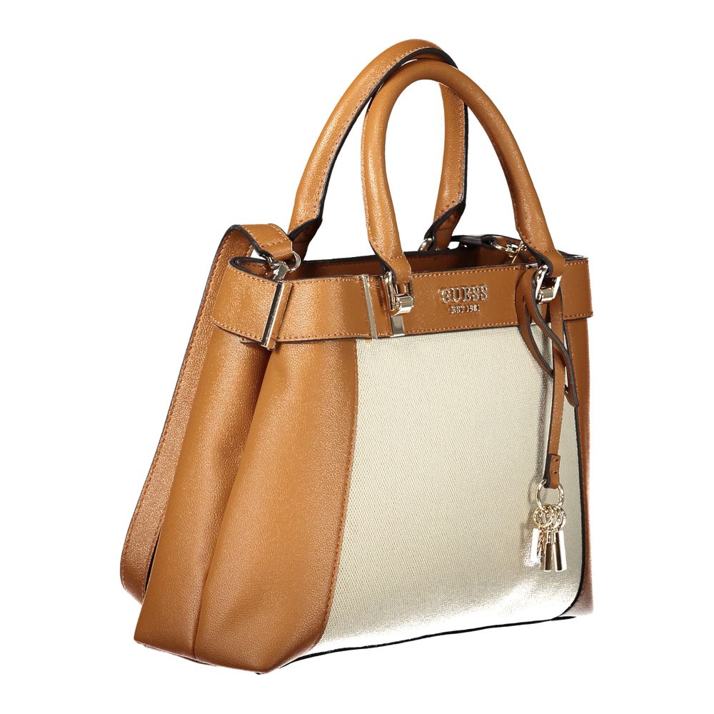 Guess Jeans Braun Baumwolle Frauen Handtasche