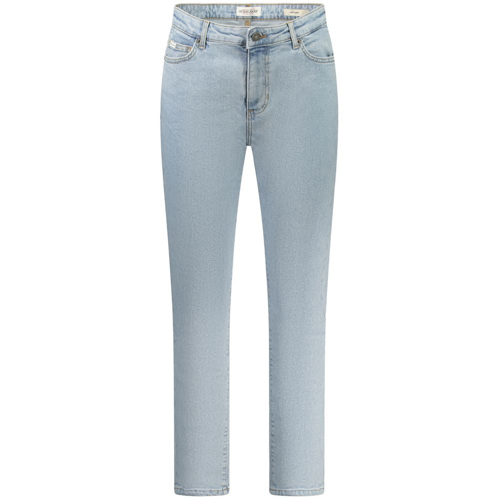 Guess Jeans Hellblaue Skinny-Jeans aus Baumwolle für Frauen