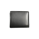 Tommy Hilfiger Schwarzes Leder Herren Portemonnaie