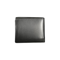 Tommy Hilfiger Schwarzes Leder Herren Portemonnaie