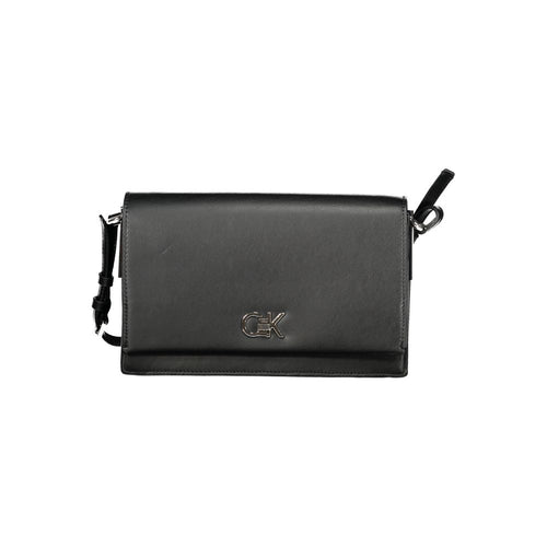 Calvin Klein Schwarze Polyester-Handtasche