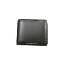 Tommy Hilfiger Schwarzes Leder Herren Portemonnaie