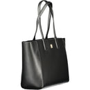 Tommy Hilfiger Schwarz Recyceltes Polyester Damen Handtasche