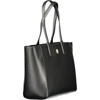 Tommy Hilfiger Schwarz Recyceltes Polyester Damen Handtasche