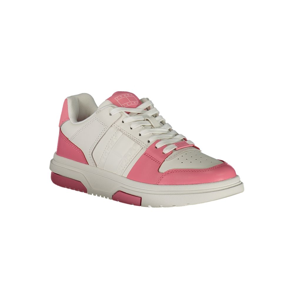 Tommy Hilfiger Rosa Leder Damen Sneaker