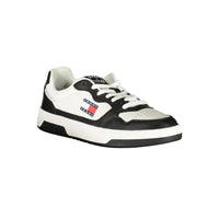Tommy Hilfiger Schwarzes Leder Herren Sneaker