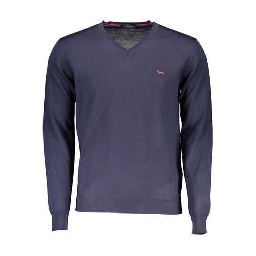 Harmont & Blaine Blauer Wollpullover