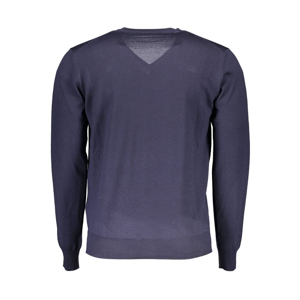 Harmont & Blaine Blauer Wollpullover
