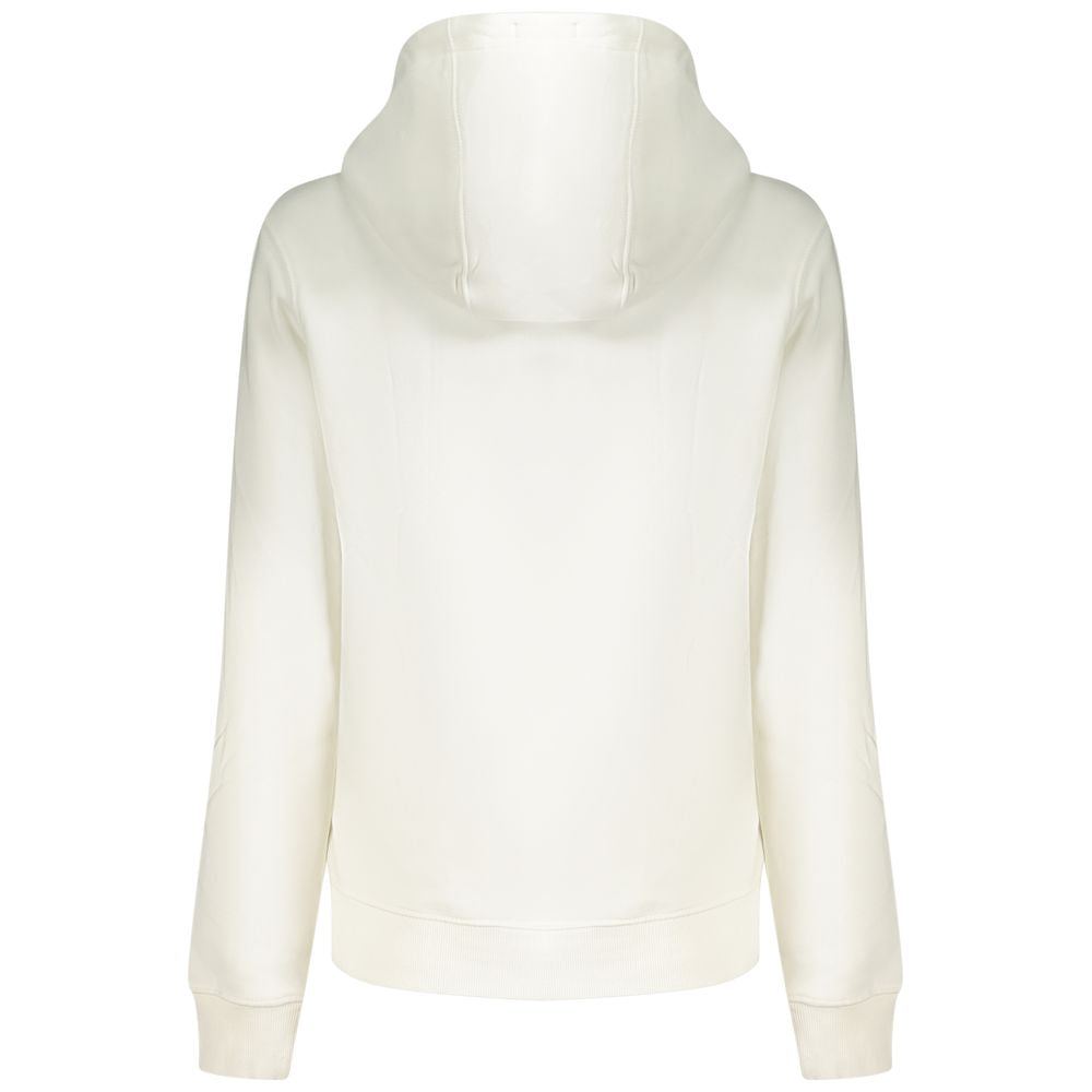 Tommy Hilfiger Weißer Baumwollpullover mit Kapuze für Frauen
