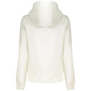 Tommy Hilfiger Weißer Baumwollpullover mit Kapuze für Frauen