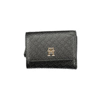 Tommy Hilfiger Schwarzes Polyethylen Portemonnaie für Frauen