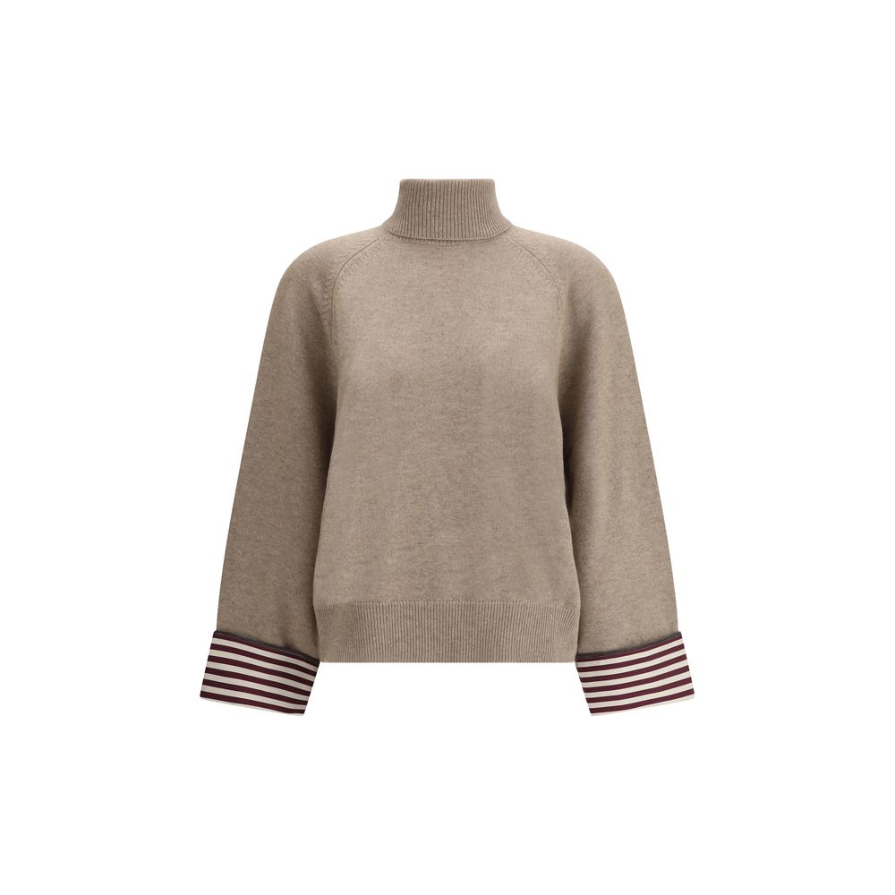 Brunello Cucinelli Beiger Kaschmir-Pullover