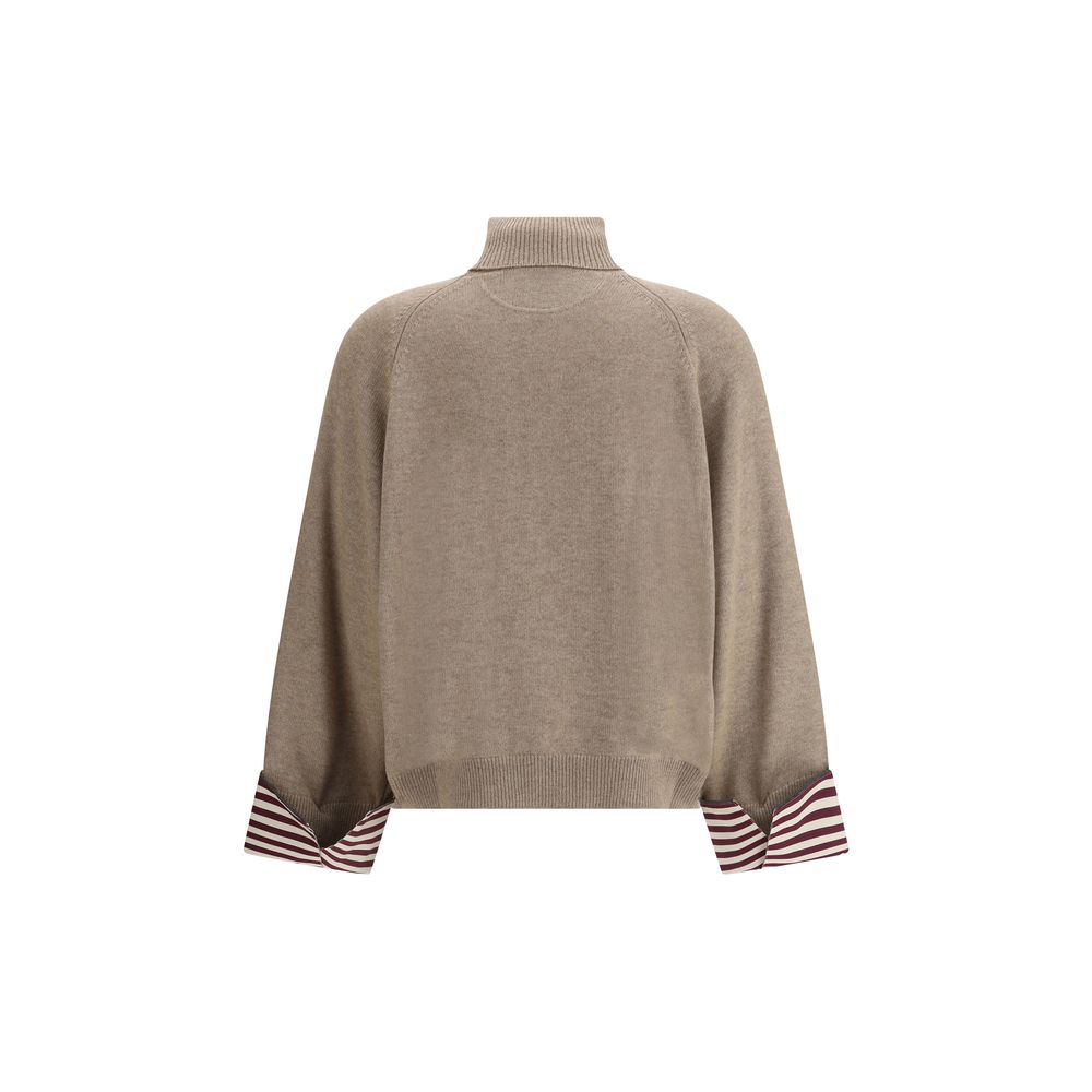 Brunello Cucinelli Beiger Kaschmir-Pullover