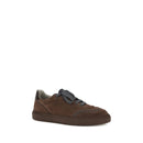 Brunello Cucinelli Brown Low-Top Rubber Sneakers