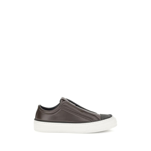 Brunello Cucinelli Black Low-Top Rubber Sneakers