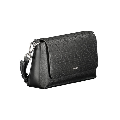 Calvin Klein Schwarze Polyester-Handtasche