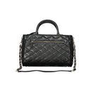Guess Jeans Schwarz Polyethylen Frauen Handtasche