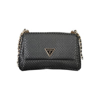 Guess Jeans Schwarz Polyethylen Frauen Handtasche