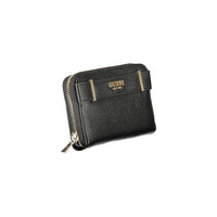 Guess Jeans Schwarzes Polyethylen Portemonnaie für Frauen